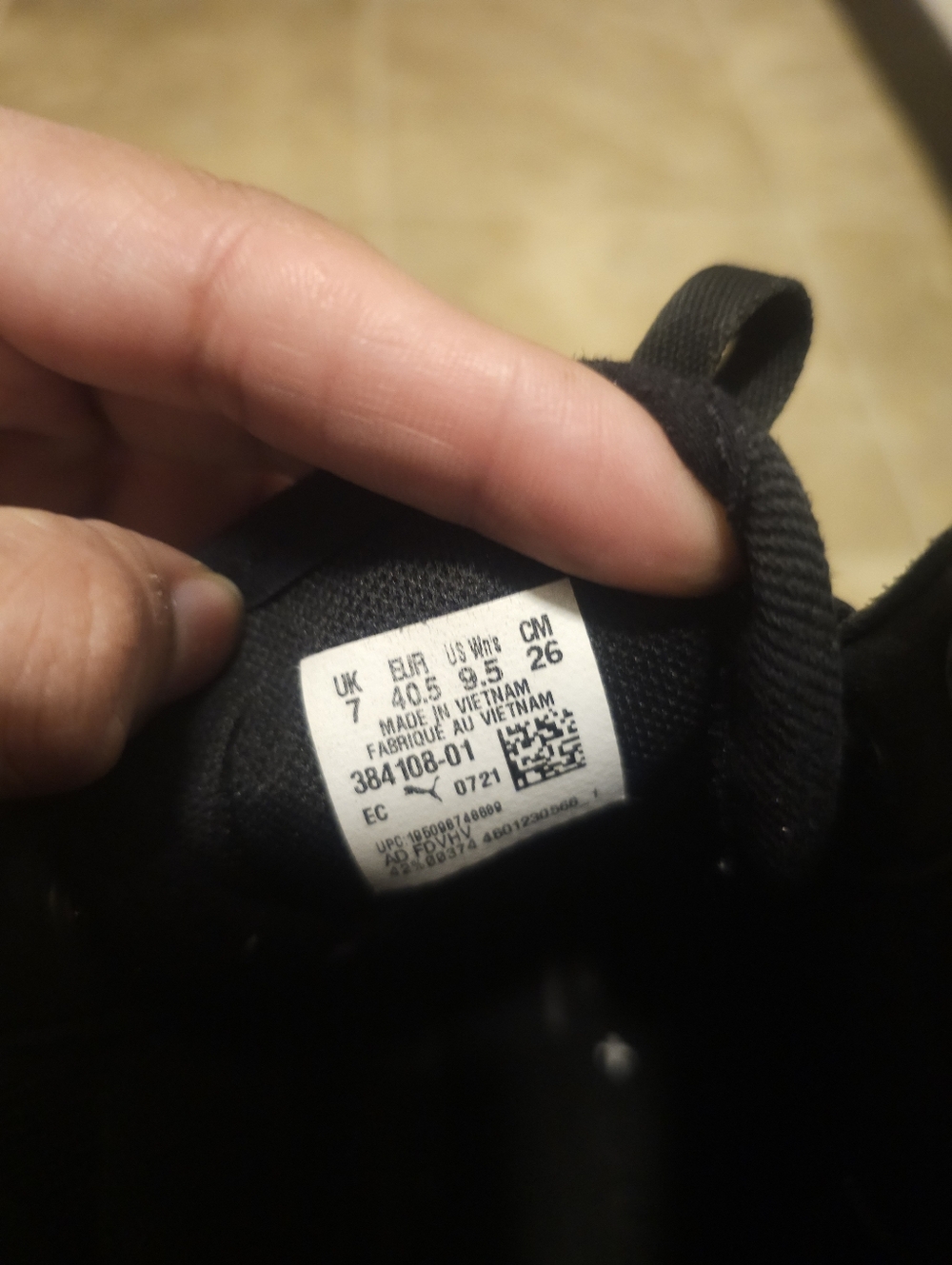 Puma Black High-Top Platform Sneakers Women Size 9.5 - Picture 7 of 7